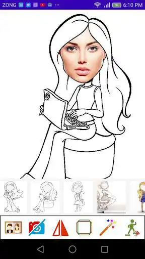 Play Make me Cartoon - Girls Photo Frames  and enjoy Make me Cartoon - Girls Photo Frames with UptoPlay