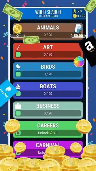 Play Make Money: Word Search  and enjoy Make Money: Word Search with UptoPlay