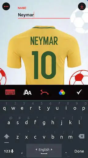 Play Make My Football Jersey