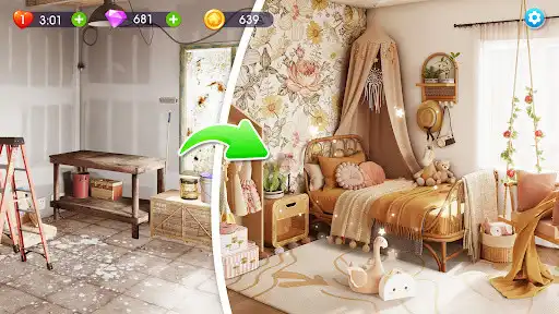 Play Makeover Dream: Tile Match as an online game Makeover Dream: Tile Match with UptoPlay