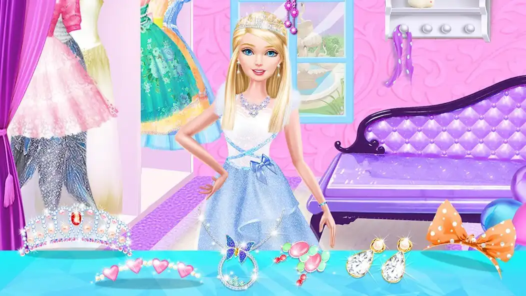 Play Makeover Games: Fashion Doll Makeup Dress up as an online game Makeover Games: Fashion Doll Makeup Dress up with UptoPlay
