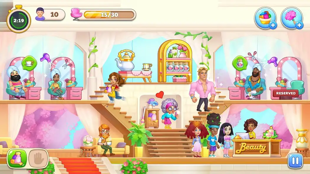 Play Makeover Salon: Beauty Mania as an online game Makeover Salon: Beauty Mania with UptoPlay
