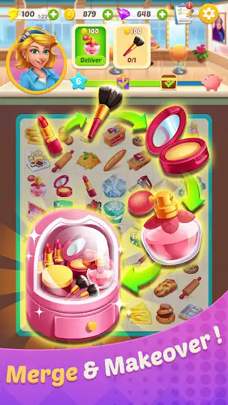 Play Makeover Studio - Merge Makeup  and enjoy Makeover Studio - Merge Makeup with UptoPlay