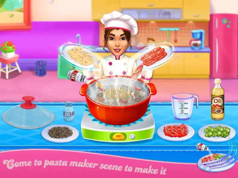 Play Make Pasta Cooking Kitchen  and enjoy Make Pasta Cooking Kitchen with UptoPlay