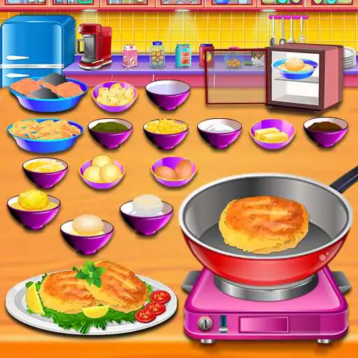 Play Make Salmon Fish Cakes Recipe - Cooking game APK