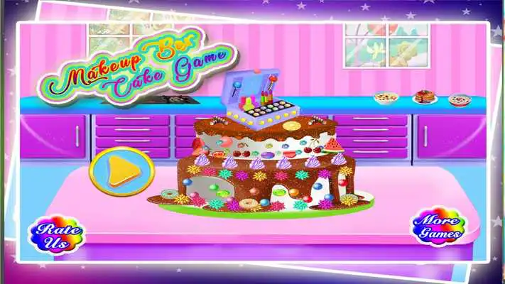 Play Makeup Box Cake Game