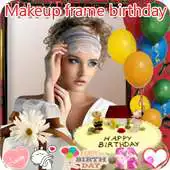 Free play online Makeup Collage Frame Happy Birthday APK