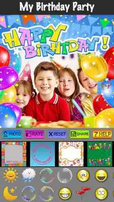 Play Makeup Collage Frame Happy Birthday