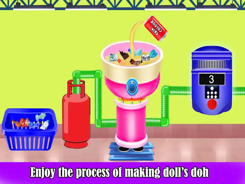 Play Makeup Games: Toy Doll Factory as an online game Makeup Games: Toy Doll Factory with UptoPlay