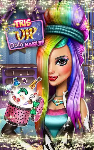 Play Makeup Game: Tris VIP Makeover  and enjoy Makeup Game: Tris VIP Makeover with UptoPlay