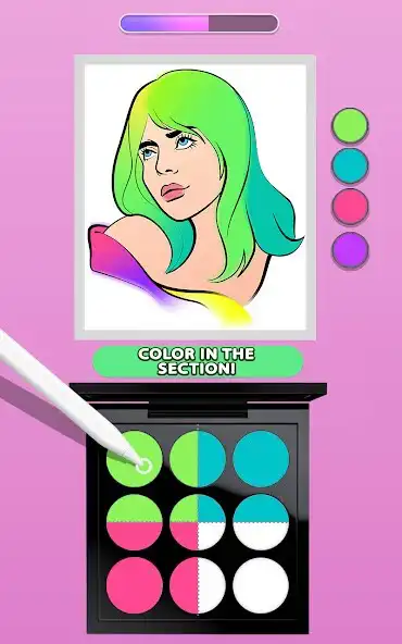 Speel Makeup Kit - Color Mixing als een online game Makeup Kit - Color Mixing met UptoPlay