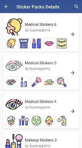 Play Makeup Stickers WAStrickerapps as an online game Makeup Stickers WAStrickerapps with UptoPlay