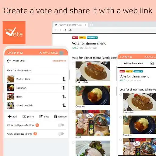 Play Make Vote : Service of vote write and share  and enjoy Make Vote : Service of vote write and share with UptoPlay