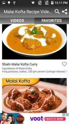 Play Malai Kofta Recipe Videos