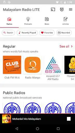 Play Malayalam FM Radios HD  and enjoy Malayalam FM Radios HD with UptoPlay