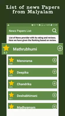 Play Malayalam News:Mathrubhumi,asianet news AllRating