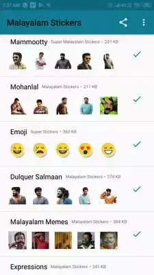 Play Malayalam Stickers