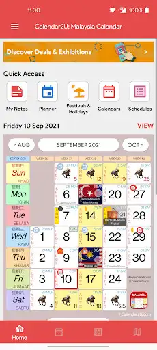 Play Malaysia Calendar - Calendar2U  and enjoy Malaysia Calendar - Calendar2U with UptoPlay