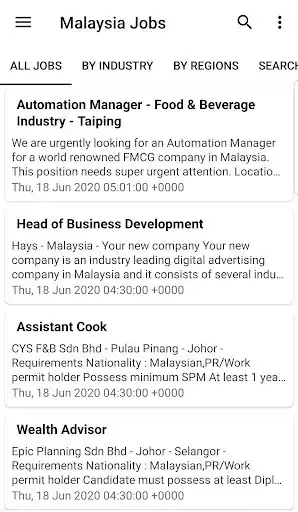 Play Malaysia Jobs as an online game Malaysia Jobs with UptoPlay