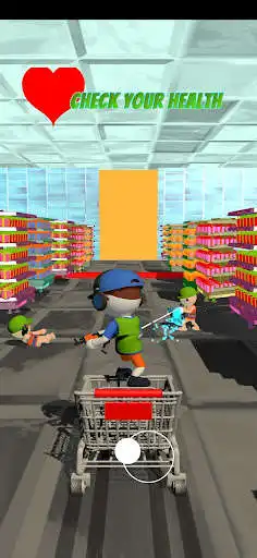 Play Mall Mayhem: Shoot N Run as an online game Mall Mayhem: Shoot N Run with UptoPlay