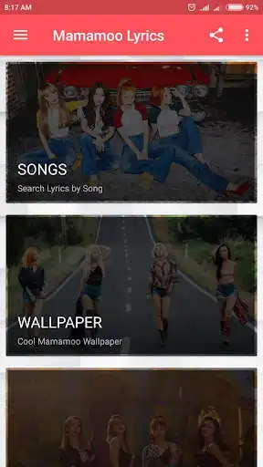 Play MAMAMOO Lyrics (Offline) as an online game MAMAMOO Lyrics (Offline) with UptoPlay