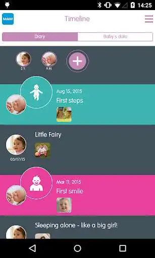 Play MAM Baby Diary as an online game MAM Baby Diary with UptoPlay