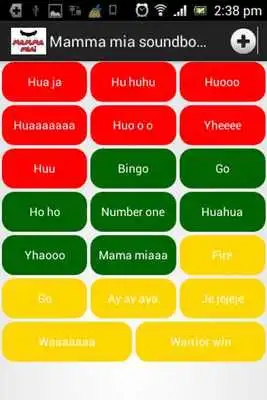 Play Mamma mia soundboard