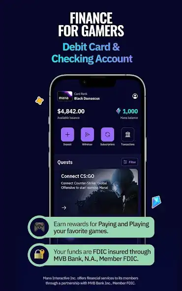 Play Mana - Finance for Gamers as an online game Mana - Finance for Gamers with UptoPlay