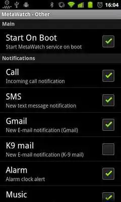 Play Manager for MetaWatch