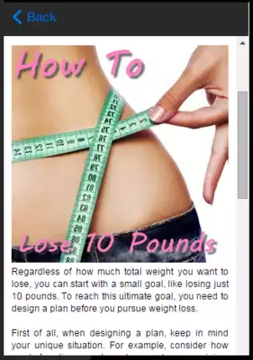 Play Managing weight loss