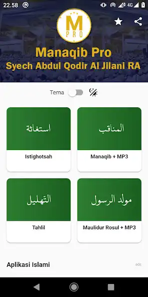Play MANAQIB Syekh Abdul Qodir +MP3  and enjoy MANAQIB Syekh Abdul Qodir +MP3 with UptoPlay