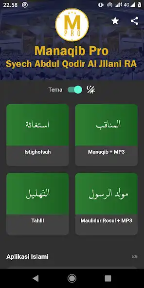 Play MANAQIB Syekh Abdul Qodir +MP3 as an online game MANAQIB Syekh Abdul Qodir +MP3 with UptoPlay
