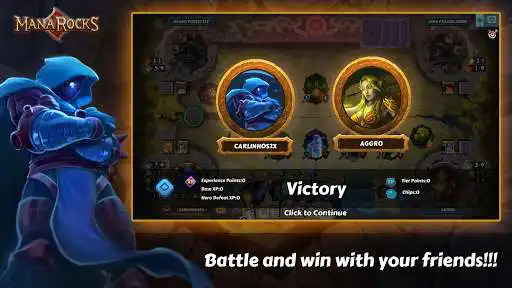 Play ManaRocks: Seasonal Card Game as an online game ManaRocks: Seasonal Card Game with UptoPlay