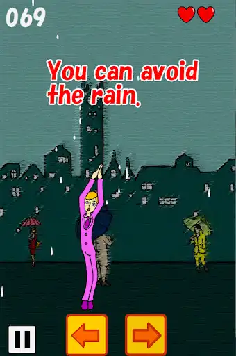 Play Man Avoiding The Rain  and enjoy Man Avoiding The Rain with UptoPlay