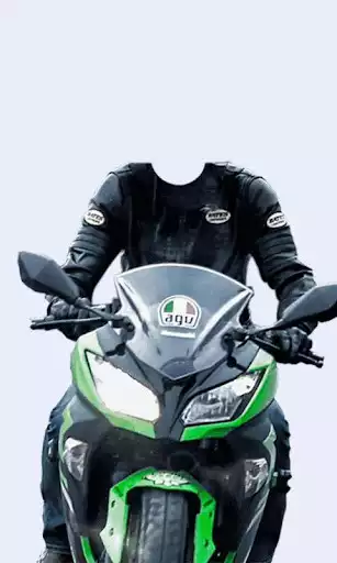 Play Man Bike Rider Photo Editor as an online game Man Bike Rider Photo Editor with UptoPlay