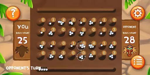 Play Mancala Bao as an online game Mancala Bao with UptoPlay