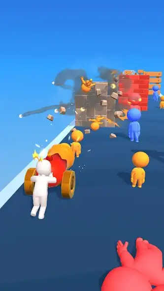 Play Man Cannon as an online game Man Cannon with UptoPlay