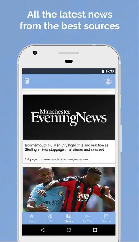Play Manchester City Fan App Play Manchester City Fan App