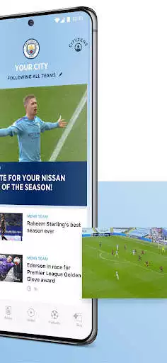 Play Manchester City Official App as an online game Manchester City Official App with UptoPlay