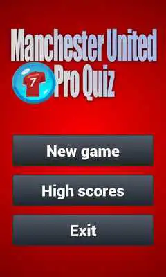 Play Manchester United Pro Quiz