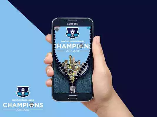 Play ManCity Champions 2018 Lock Screen Zipper Play ManCity Champions 2018 Lock Screen Zipper