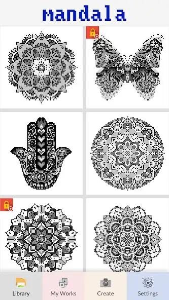 Play Mandala Art Pixel  and enjoy Mandala Art Pixel with UptoPlay