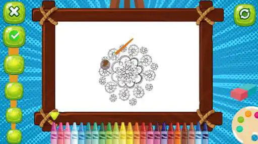 Play Mandala Colouring Book as an online game Mandala Colouring Book with UptoPlay