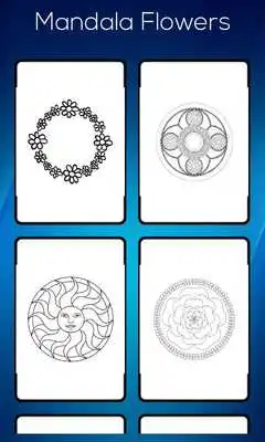 Play Mandala Flower Colouring Book