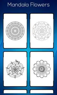 Play Mandala Flower Colouring Book