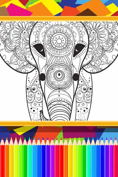 Play Mandala pages coloring book as an online game Mandala pages coloring book with UptoPlay