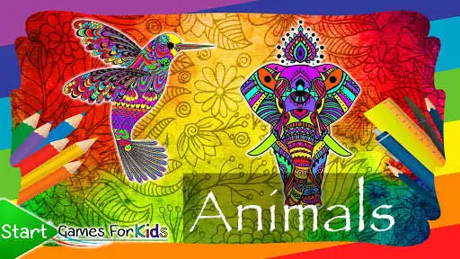 Play Mandalas of Animals for Coloring
