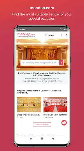 Play mandap.com - Book Marriage, Banquet & Party Halls as an online game mandap.com - Book Marriage, Banquet & Party Halls with UptoPlay