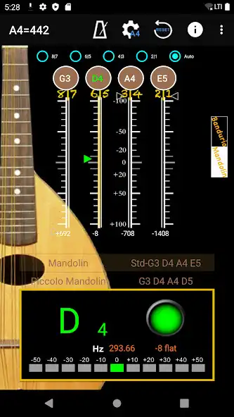 Play Mandolin Tuner - Mandolin  and enjoy Mandolin Tuner - Mandolin with UptoPlay