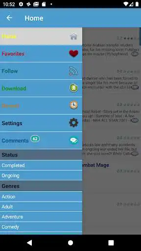 Play Manga World - Comic Reader as an online game Manga World - Comic Reader with UptoPlay